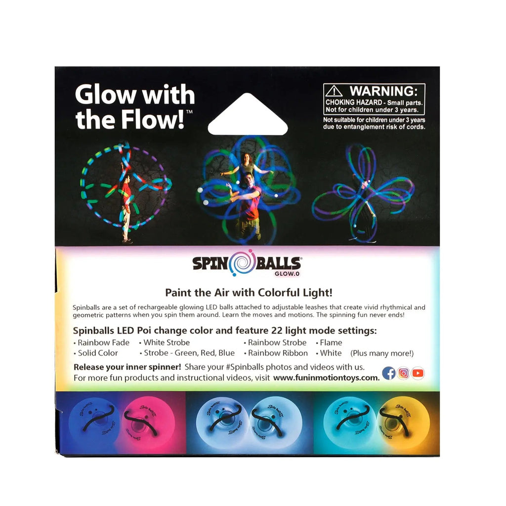 Glow. 0 LED Rechargeable Poi Set - Glow Play