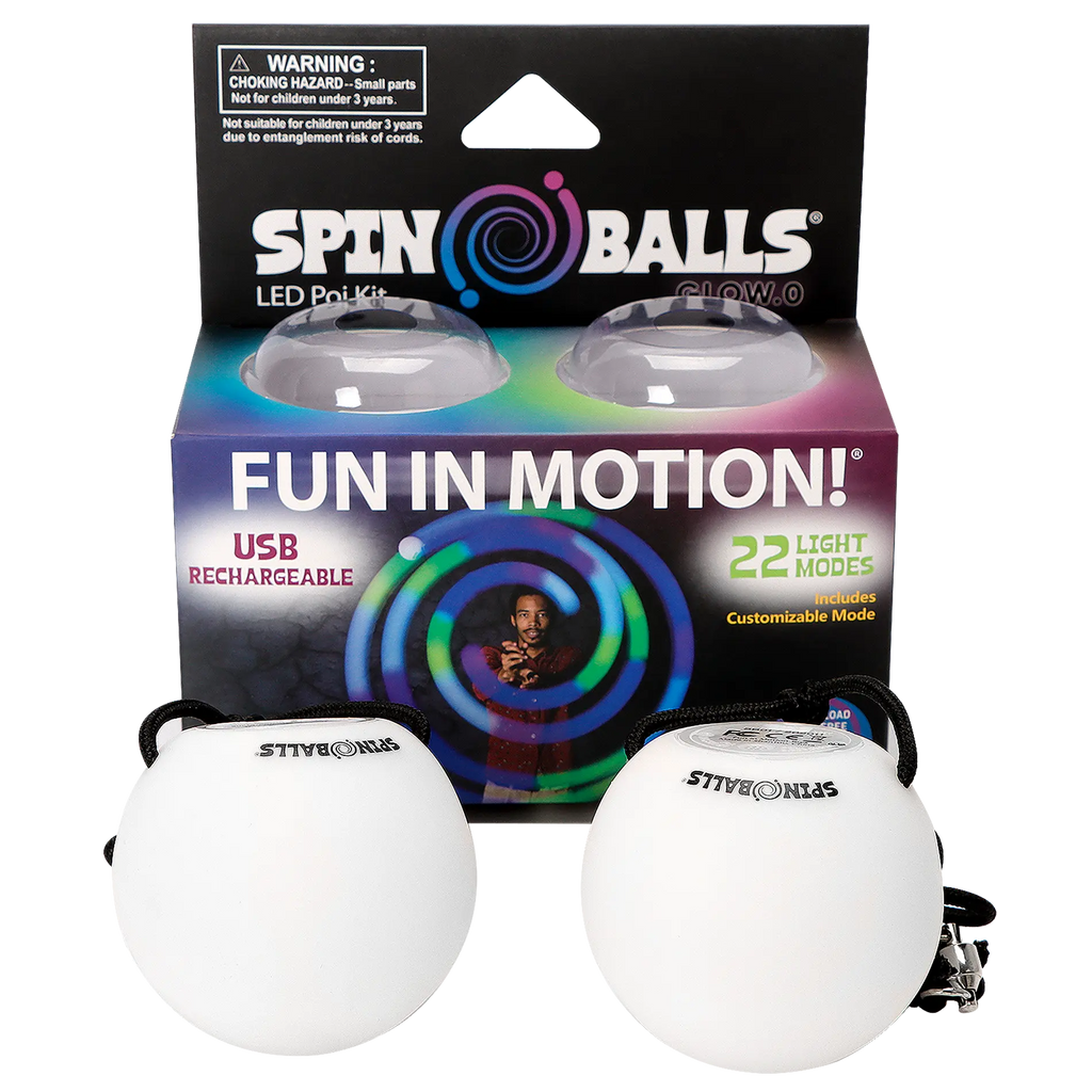 Glow. 0 LED Rechargeable Poi Set - Glow Play