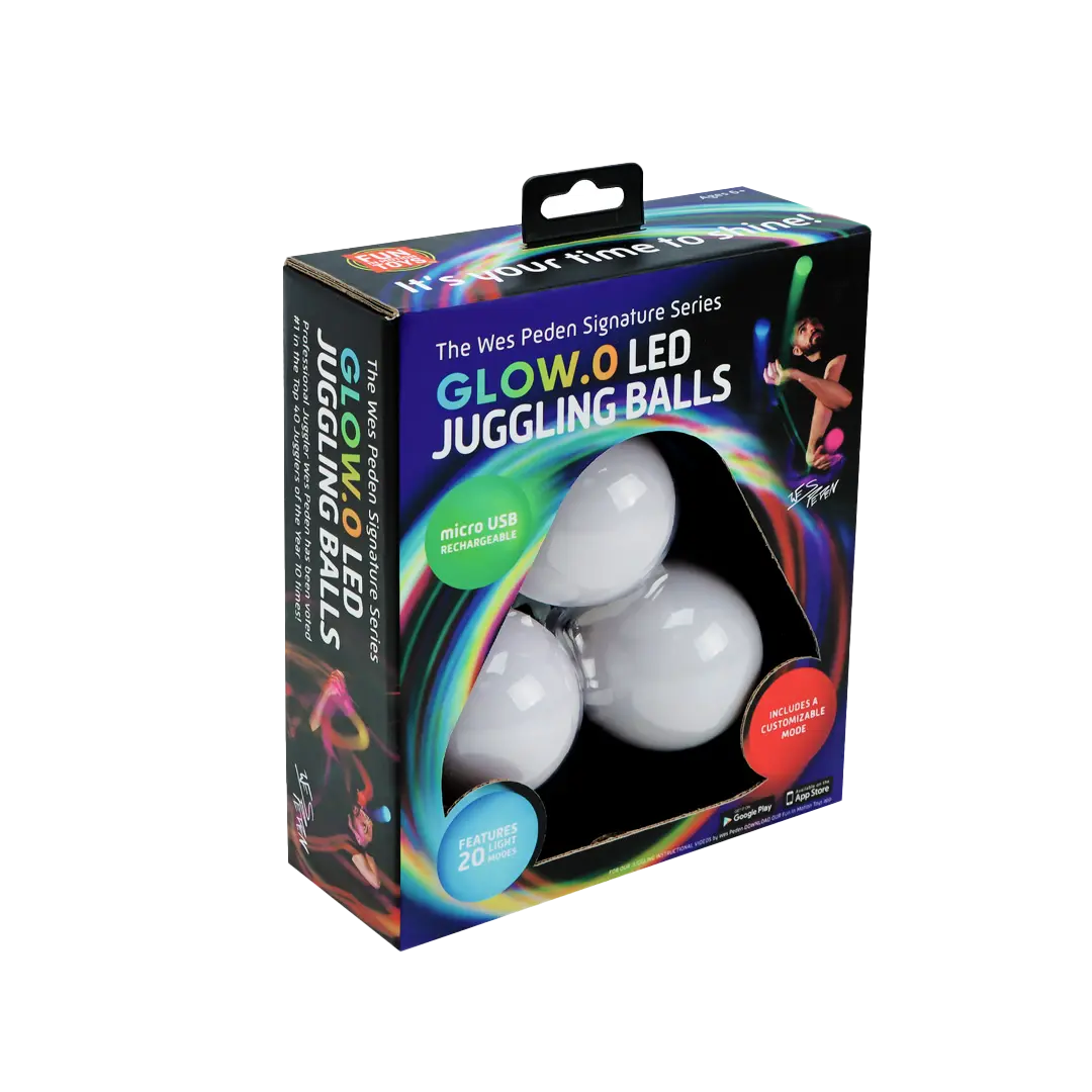 Wes Peden Glow.0 Juggling Balls - Bright Play