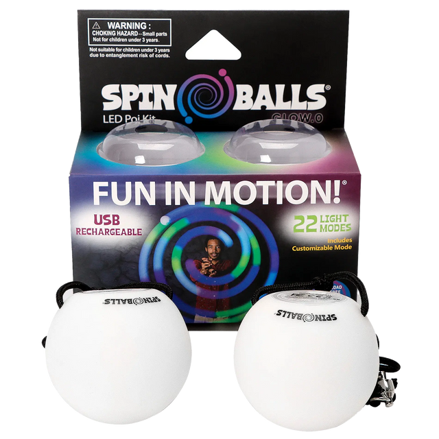 Glow. 0 LED Rechargeable Poi Set - Glow Play