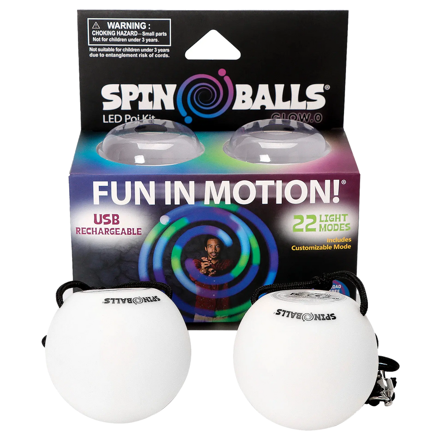 Glow. 0 LED Rechargeable Poi Set - Glow Play