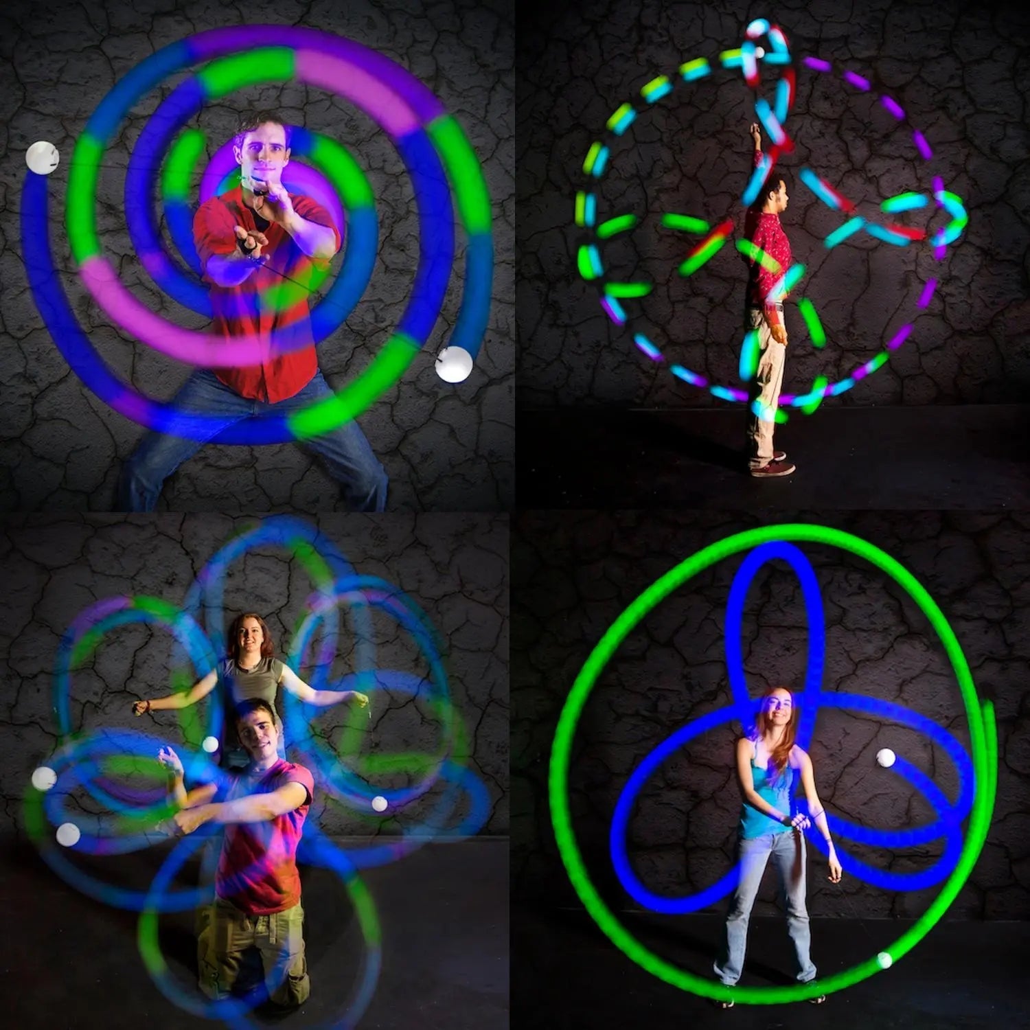Glow. 0 LED Rechargeable Poi Set - Glow Play