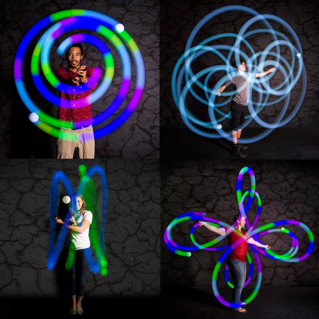 Glow. 0 LED Rechargeable Poi Set - Glow Play